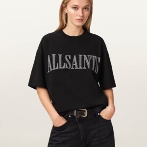 Premium Black Heavy Embroidered Oversized T-Shirt | OEM Custom