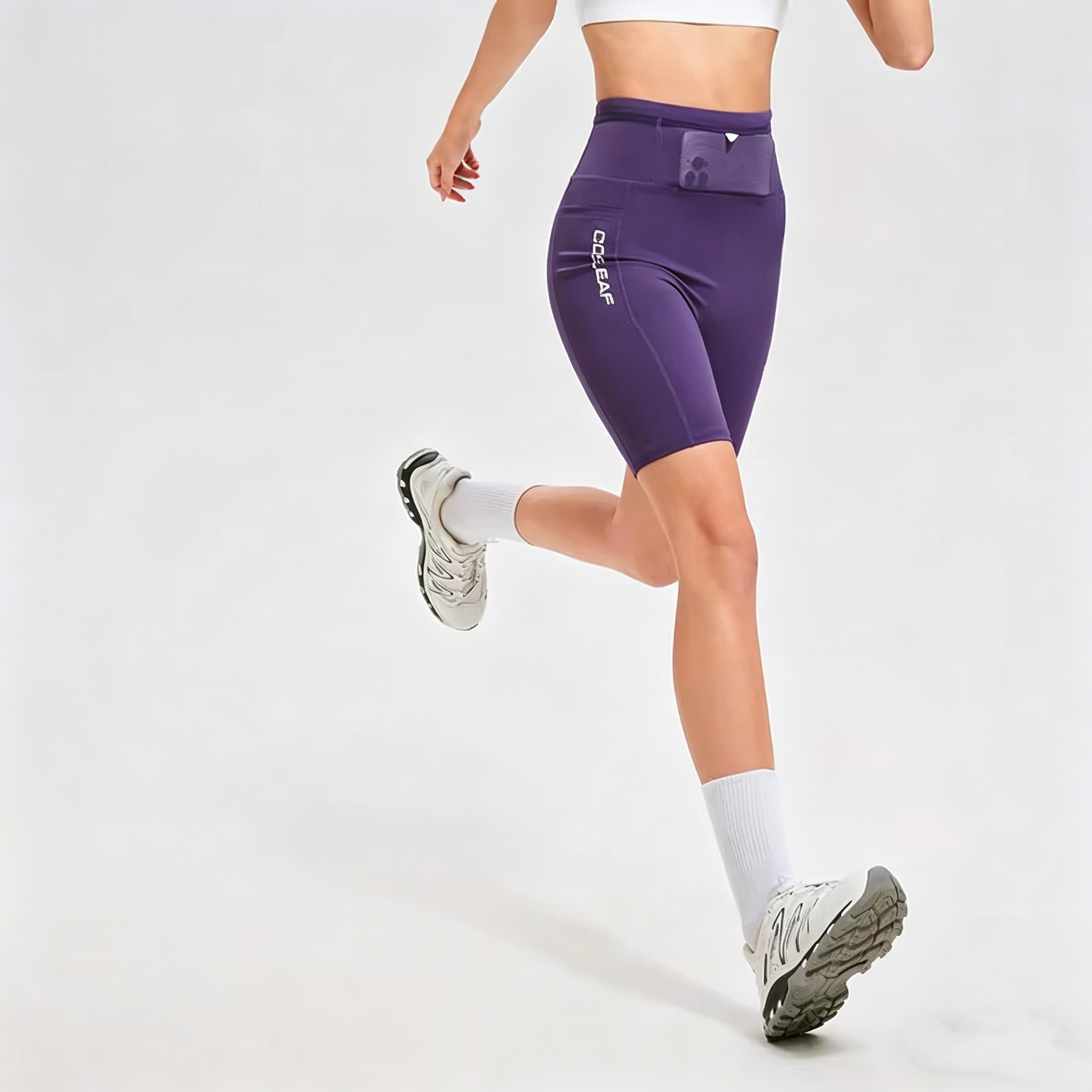 Premium High Waist Yoga Shorts with Pockets | OEM Custom - Image 3