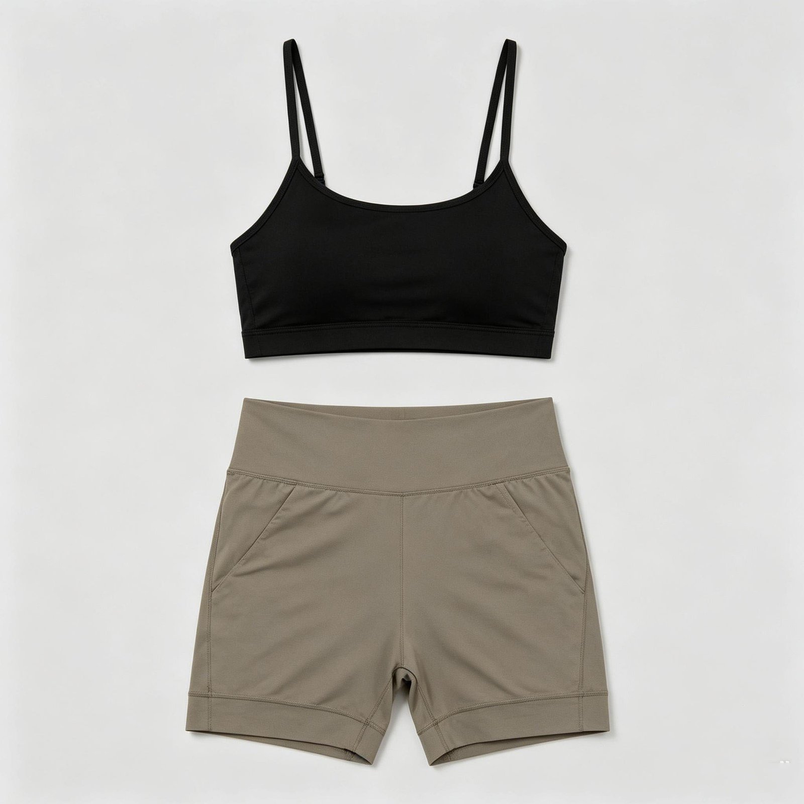 Premium Relaxed Fit Yoga Shorts & Sports Bra Set | OEM Custom - Image 3